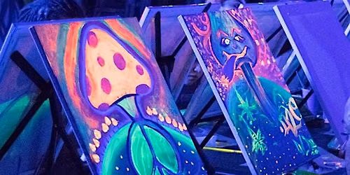 Midnight Paint and Glow- Paint & Sip