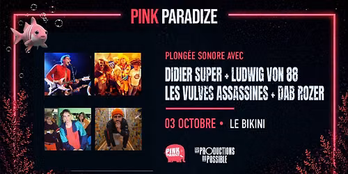 DIDIER SUPER + LUDWIG VON 88 + LES VULVES ASSASSINES + DAB ROZER [Pink Paradize 2026]