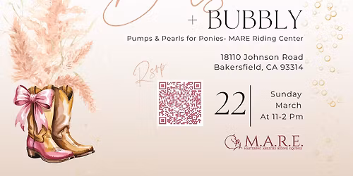 Boots & Bubbly~ Pumps and Pearls for Ponies