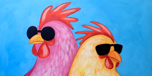 Paint and Wine Night in Nelson - Cluckin' Fabulous