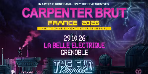 CARPENTER BRUT \u00c0 LA BELLE \u00c9L\u00c9CTRIQUE 