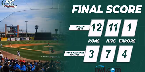 Chicago Dogs at Gary SouthShore RailCats at U.S. Steel Yard