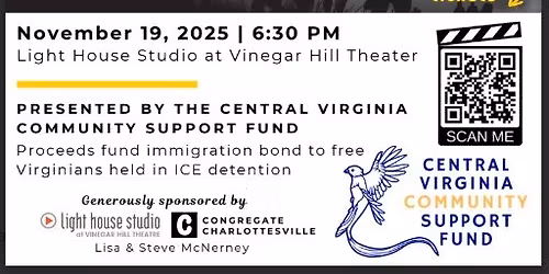 Sometime, Somewhere Documentary Fundraiser for Central Virginia Community Support Fund