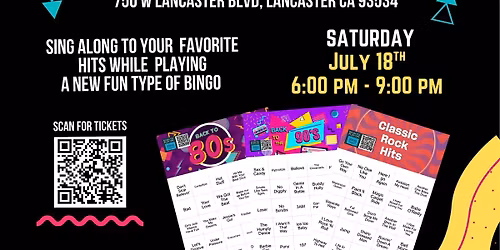 Music Bingo Night @ Zelda's 750 West in Lancaster
