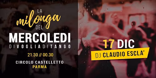 Milonga del Mercoledi Tdj Claudio Escl\u00e0