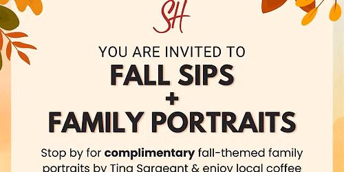 Fall Sips + Family Portraits