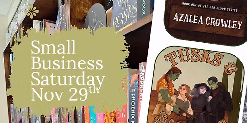 Small Business Saturday Signing & More