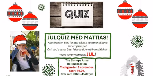 Quiz med g\u00e4stspel!