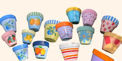 Sip & Paint Plant Pottery & Houseplant Potting Bar!