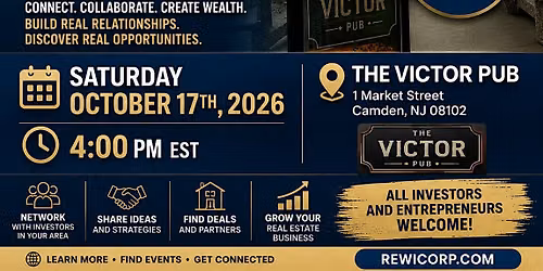 Real Estate Networking Event- REWI Network & Chill- Camden