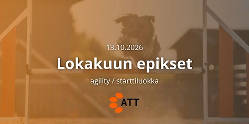 Agilityn Taikaa Tassuissa \u2013 starttiluokan kisat
