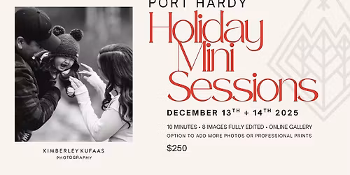 Port Hardy Holiday Mini Sessions
