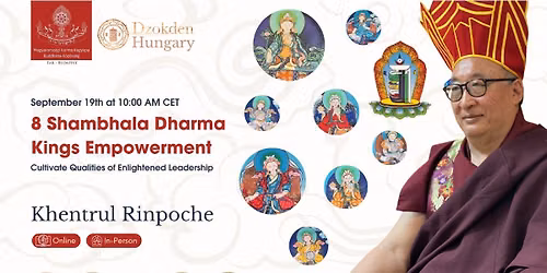 2026 8 Shambhala Dharma Kings Empowerment