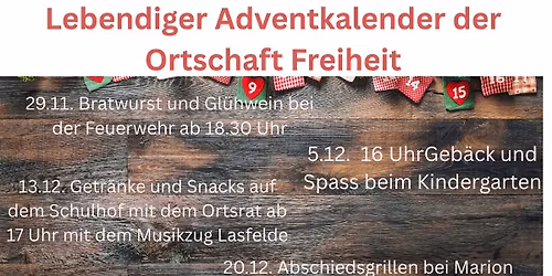 Lebendiger Adventskalender 
