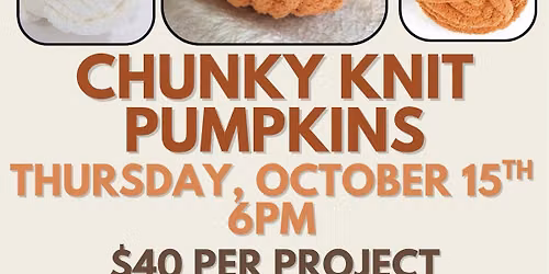 Chunky Knit Pumpkin