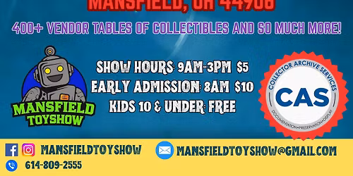 Mansfield Toy & Collectible Show