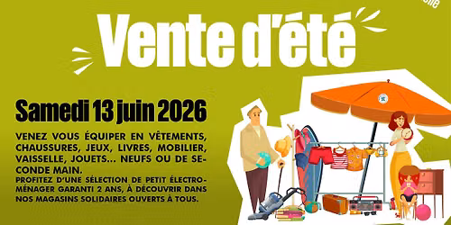 Vente sp\u00e9ciale \u00e9t\u00e9 dans les magasins du Foyer Notre-Dame des Sans-Abri