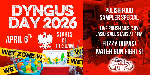 \ud83c\udf0a\ud83d\udc83 Dyngus Day at The Original Crabby Bill\u2019s! \ud83c\udfb6\ud83c\uddf5\ud83c\uddf1