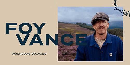 Foy Vance: The Wake World Tour — Stationsplein 11, 6512 AB Nijmegen, Netherlands