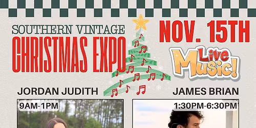 Jordan Judith at Southern Vintage Christmas Expo