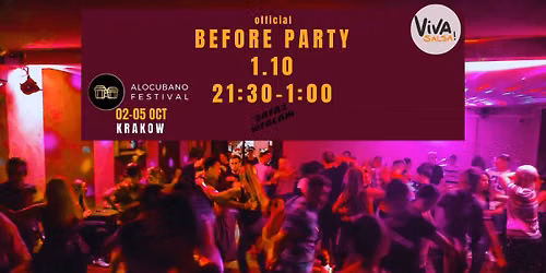 Official BEFORE PARTY - AloCubano Krakow 2026