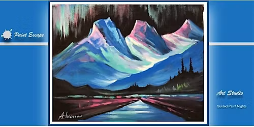 Paint Night-Three Sisters Aurora