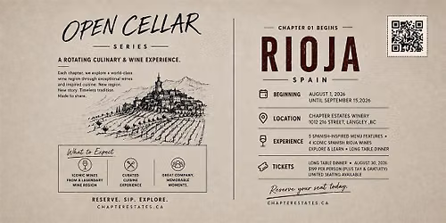 OPEN CELLAR: THE LONG TABLE CHAPTER 01