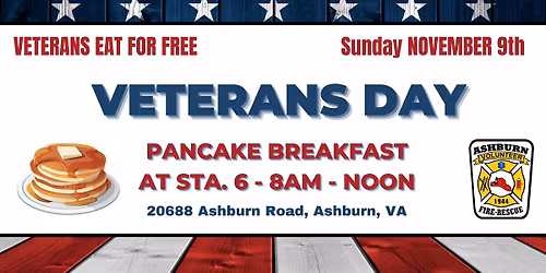 Veterans Day Pancake Breakfast
