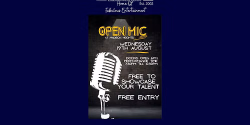 Open Mic \ud83c\udfa4