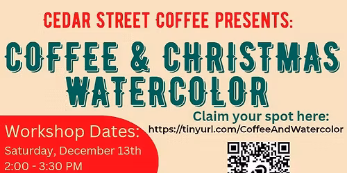Coffee & Christmas Watercolor