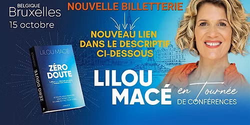 Conf\u00e9rence de Lilou Mac\u00e9 \u00e0 BRUXELLES