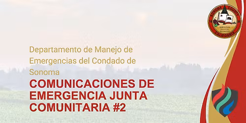 Comunicaciones de Emergencia: Junta Comunitaria n. 2