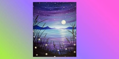 Paint and Sip: Turquoise Twilight \ud83c\udf0c\ud83e\ude75\ud83c\udfa8