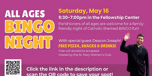 All Ages BINGO night