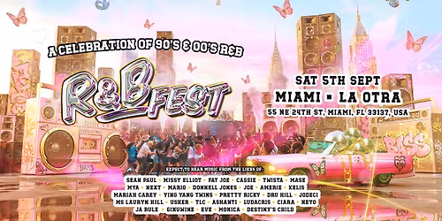 R&B Fest Is Coming To Miami!