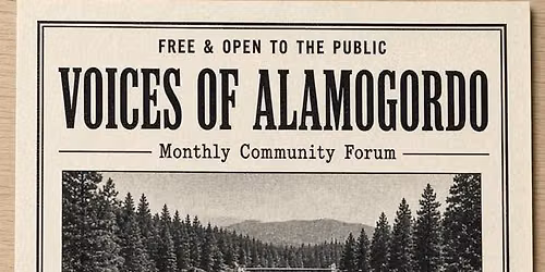 Voices of Alamogordo Community Forum Saving Bonito Lake Access