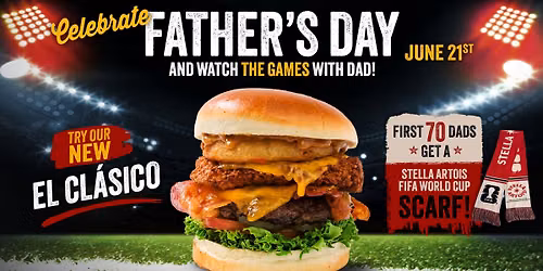 Father's Day - Free Stella Artois World Cup Scarf!