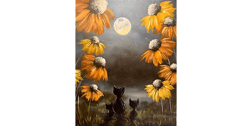 Moonlit Marigolds - Paint and Sip in Tyler | Classpop!\u2122