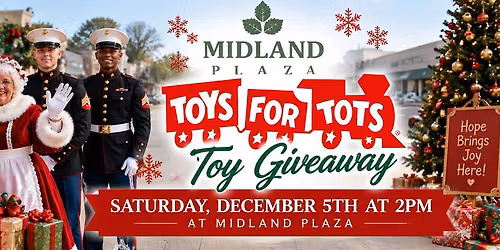 Toys for Tots Giveaway and Christmas Kickoff Event