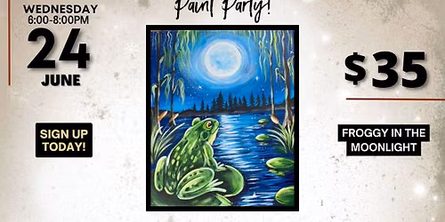Froggy in the Moonlight