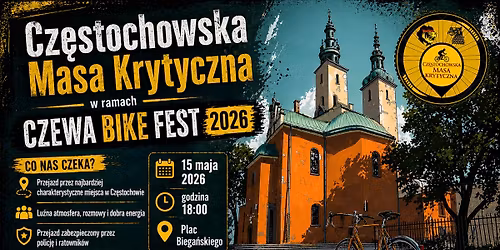 Cz\u0119stochowska Masa Krytyczna - CZEWA BIKE FEST 2026