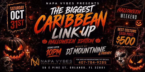 THE BIGGEST CARIBBEAN HALLOWEEN LINKUP | NAPA VYBES