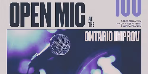 Open Mic at the Ontario Improv