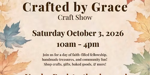 Crafted by Grace Craft Show