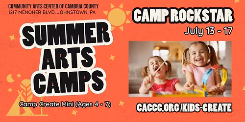 Camp Rockstar (Camp Create Mini - Ages 4 - 7)