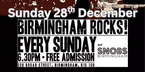 Live from Birmingham Rocks! 