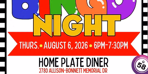 BINGO at Home Plate Diner
