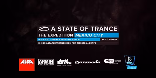 A State Of Trance by Armin Van Buuren Ciudad de M\u00e9xico Tickets