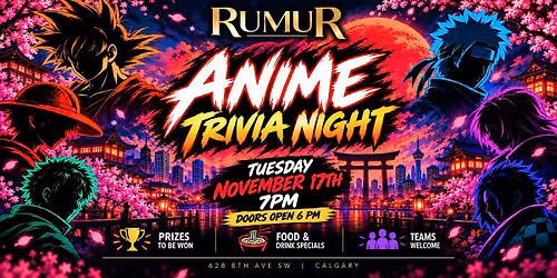Rumur Presents: Anime Trivia Night