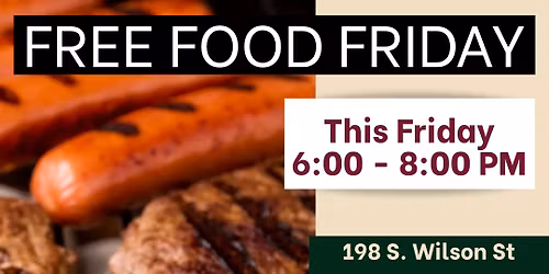 Free Food Friday - 12\/12\/25